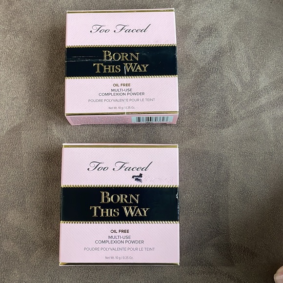TOO FACED BORN THIS WAY COMPLEXION POWDER oil free cruelty free vegan Chai nwt - Picture 6 of 7